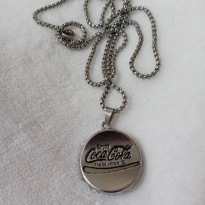 Coke soda bottle cap necklace pendant